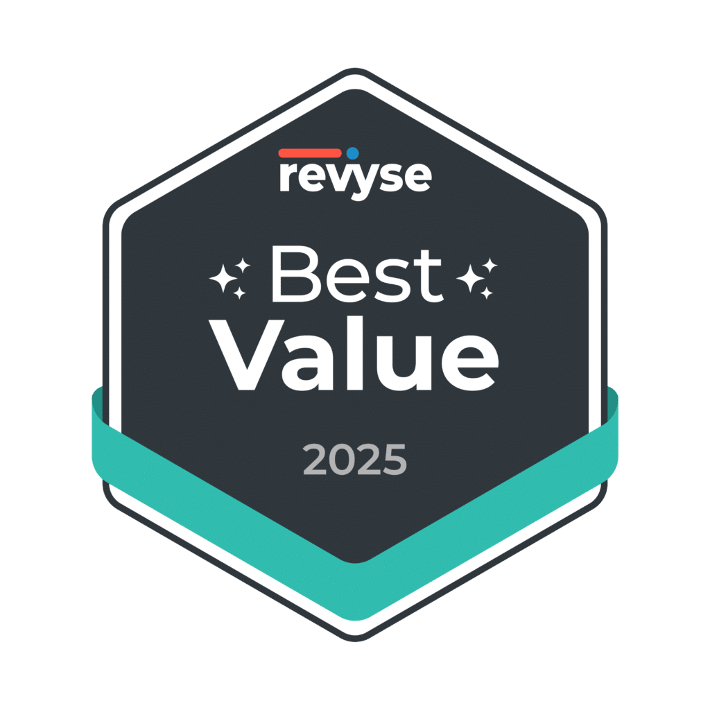2025 revyse best value award badge for grace hill training solution