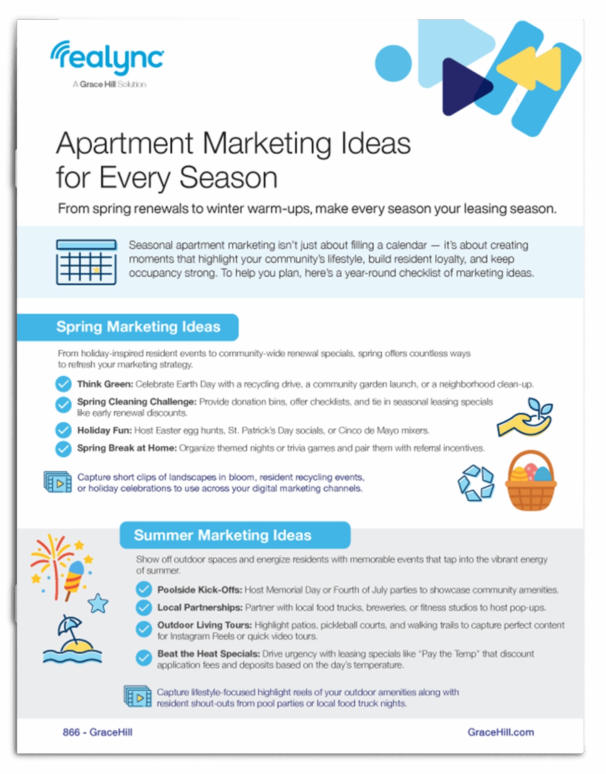 Apartment Marketing Ideas for Every Season infographic thumbnail by grace hill