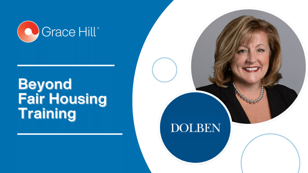 Grace Hill's logo for "Beyond Fair Housing Training" with Dolben.