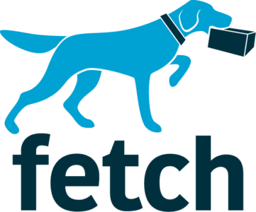 fetch logo, delivers packages straight to residents' doors