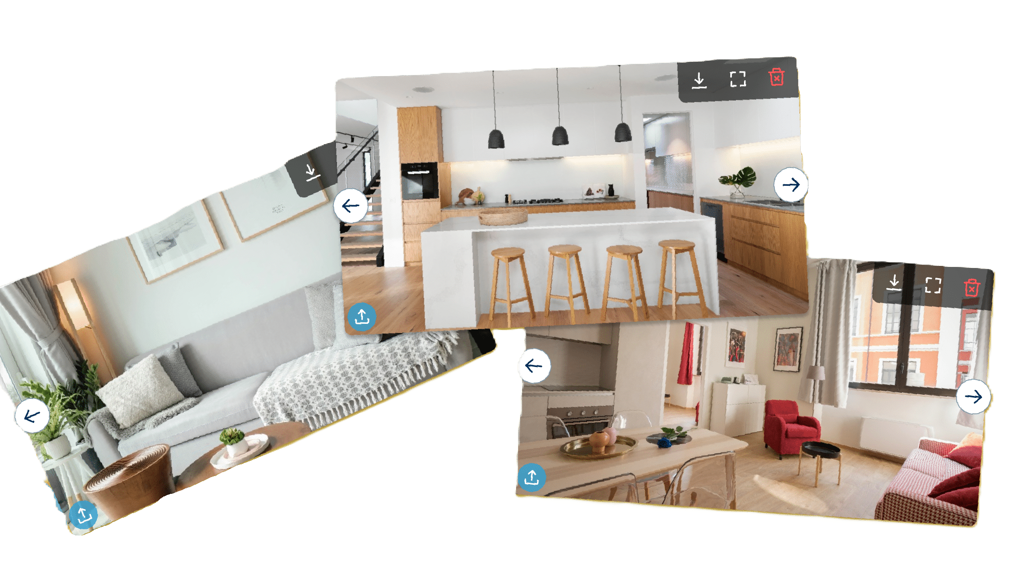 example images from realync's photo extraction tool