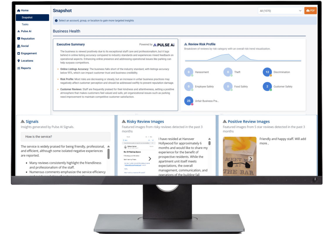 grace hill reputation management monitor view on desktop