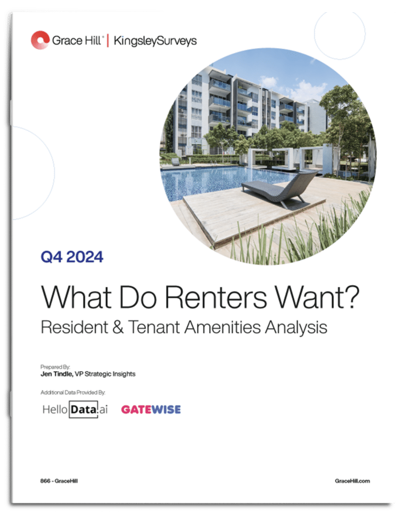 Cover of "What Do Renters Want" informational packet by Grace Hill.